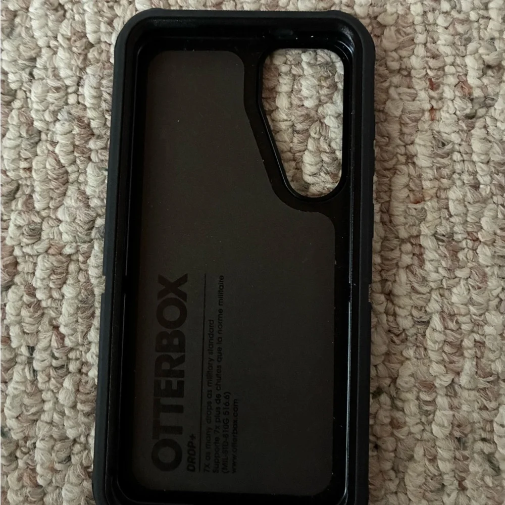 OtterBox Black Rugged Phone Case with Textured Grip